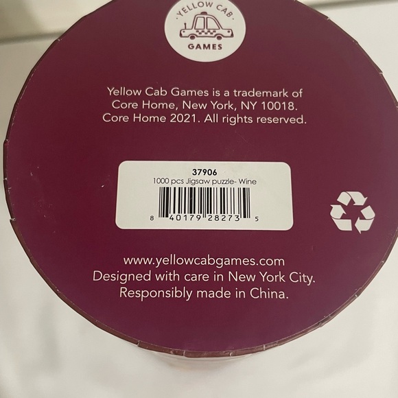 **SALE** Wine Guide Jigsaw Puzzle by Yellow Cab 1000 pieces. - Picture 6 of 6